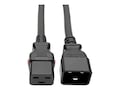 Tripp Lite Power Extension Cord, Locking C19 to C20 - Heavy-Duty, 20A, 100-250V, 12 AWG, 10 ft., Black, P036-L10, 36206393, Power Cords Tripp Lite Power Extension Cord, Locking C19 to C20 - Heavy-Duty, 20A, 100-250V, 12 AWG, 10 ft., Black, P036-L10, 36206393, Power Cords