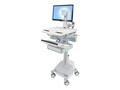 Ergotron StyleView Cart with LCD Pivot, SLA Powered, 1 Drawer, SV44-1311-1, 18024633, Computer Carts - Medical