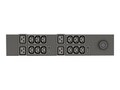 Vertiv Monitored Horizontal PDU 4.9kW 208V 30A, L6-30P Input, (12) C13 (4) C19, VP7811B, 35858824, Power Distribution Units