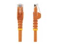 StarTech.com CAT6 Snagless Gigabit Wire 100W PoE 650 MHz Ethernet Patch Cable, Orange, 25ft, N6PATCH25OR, 11602058, Cables