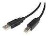 StarTech.com USB 2.0 Type A to Type B M M Cable, Black, 15ft, USB2HAB15, 319334, Cables