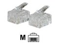 C2G RJ11 Modular Plug for Solid Cable, 50-pack, 27562, 7904117, Cable Accessories
