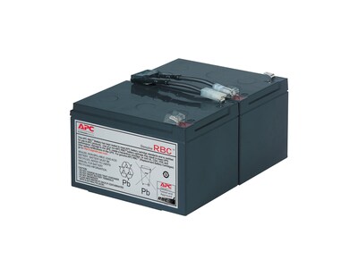 APC Replacement Battery Cartridge #6 for SU700, SU1000, SU1000NET, SM1500RM models, RBC6, 58493, Batteries - UPS