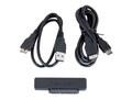 Syba USB 3.1 Type C (USB-C) to SATA III Controller Adapter for 2.5 Hard Drives, SI-ADA20175, 31204612, Adapters & Port Converters