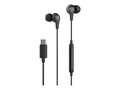 JLab JBuds Pro Wired Earbuds with a Type-C connection, track controls and an in-line microphone., EPROTPCRBLK123, 41739226, Earphones