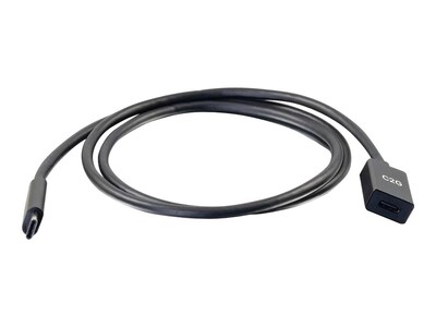C2G 10Gbps USB-C to USB 3.1 Type G (Gen 2) M F Extension Cable, Black, 3ft, 28658, 36789752, Cables C2G 10Gbps USB-C to USB 3.1 Type G (Gen 2) M F Extension Cable, Black, 3ft, 28658, 36789752, Cables