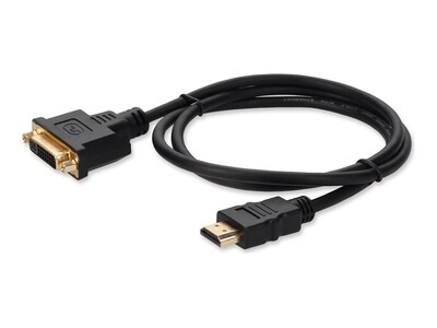 AddOn HDMI 1.3 (Male) to DVI-D Dual Link (24+1 pin Female) Adapter Cable, Black, 3ft, HDMI2DVIDMF3F, 37080171, Cables AddOn HDMI 1.3 (Male) to DVI-D Dual Link (24+1 pin Female) Adapter Cable, Black, 3ft, HDMI2DVIDMF3F, 37080171, Cables