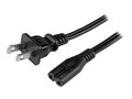 StarTech.com NEMA 1-15P to C7 10A 125V 18AWG Laptop Power Brick Cable, 6ft, PXT101NB, 364333, Power Cords