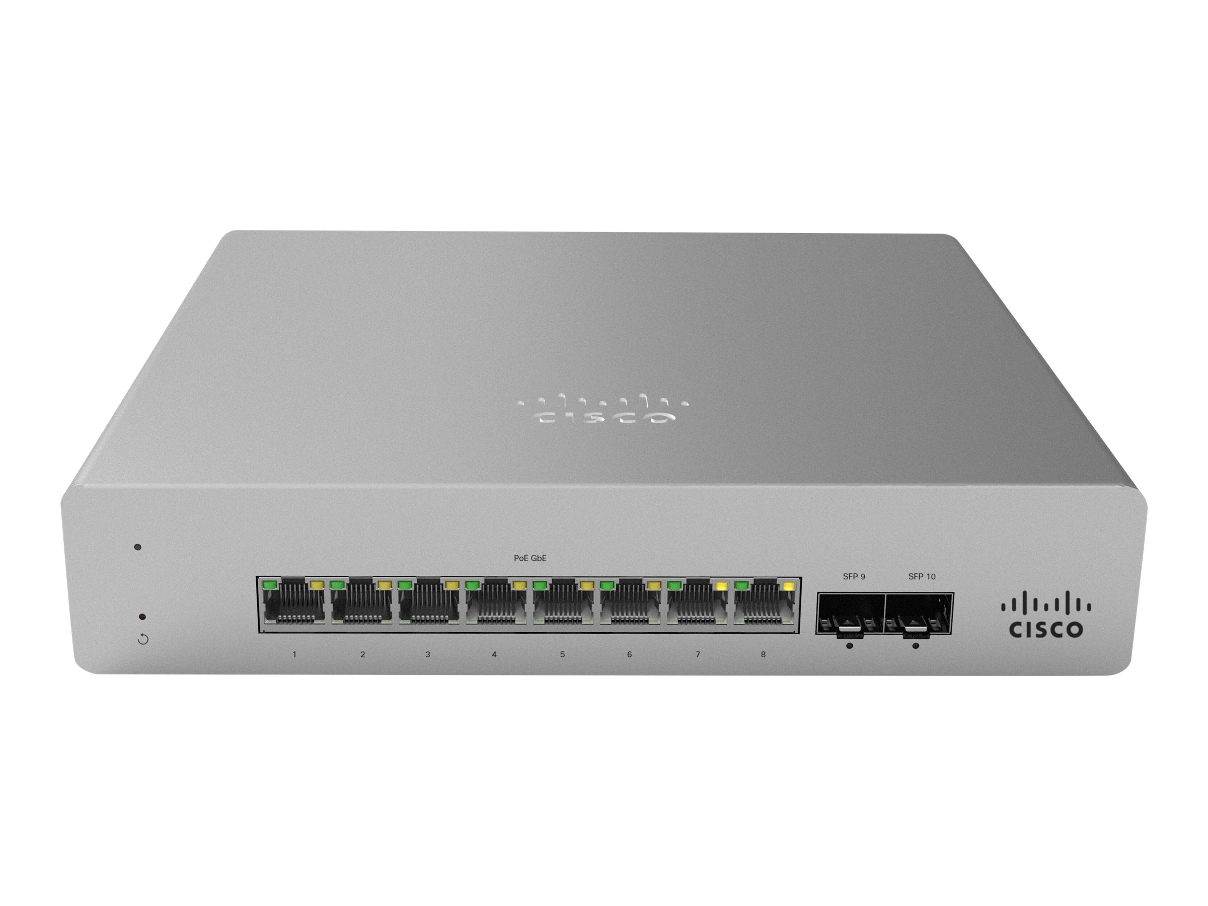 Cisco Meraki MS120-8 1U WM Cloud Managed Switch 8xGbE PoE+ 2xGbE (MS120 -8FP-HW)