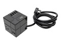 Tripp Lite Safe-IT Cube SURPRO 3-Out 6 US, TLP368CUBEUAM, 41334068, Surge Suppressors