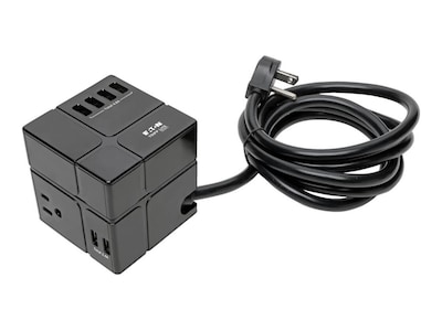 Tripp Lite Safe-IT Cube SURPRO 3-Out 6 US , TLP368CUBEUAM, 41334068, Surge Suppressors Tripp Lite Safe-IT Cube SURPRO 3-Out 6 US , TLP368CUBEUAM, 41334068, Surge Suppressors