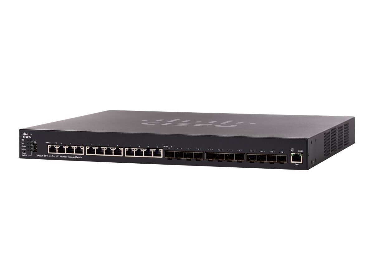 Cisco Cisco SX550X-24FT 24-Port 10G (SX550X-24FT-K9-UK)