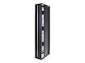 Chatsworth Evolution Vertical Cable Manager, Double-Sided, 8 in. Wide X 7 ft. High, Black, 35522-703, 41265289, Racks & Cabinets