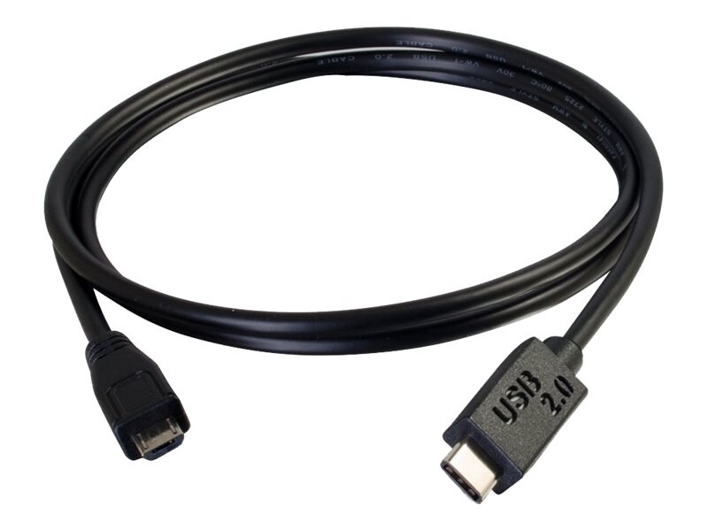 Adattatore OTG USB Micro-B Maschio - Porta USB 2.0 A OTG Angolata 270