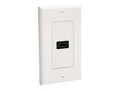 StarTech.com HDMI (F) Wall Plate, White, HDMIPLATE, 13319660, Premise Wiring Equipment