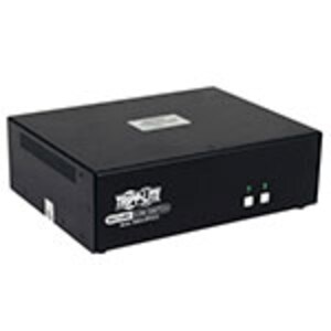 Tripp Lite Open Box 2-Port Dual-Monitor Secure KVM Switch, DisplayPort, 4K, B002A-DP2AC2, 41747283, KVM Switches