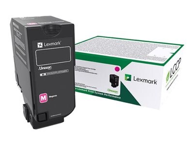 Lexmark Magenta High Yield Return Program Toner Cartridge for CS725 Series, 74C1HM0, 31439884, Toner and Imaging Components - OEM