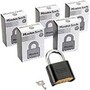 Global Industrial Master Lock No. 178BLK Bottom Resettable Combination Padlocks (MOQ 6), B588903, 41390220, Locks & Security Hardware