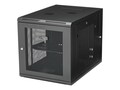StarTech.com 12U 19 Wall Mount Network Cabinet - 24 Deep Hinged Server Room Rack Enclosure with Shelf, RK1232WALHM, 34643522, Racks & Cabinets