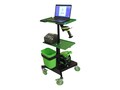 NEWCASTLE SYSTEMS, LAPTOP CART, SMALL PP W  40AH BATTERY. COMES WITH TOP AND MIDDLE SHELF,, LT102NU2M, 41656078, Computer Carts