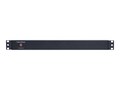 CyberPower Basic PDU 120V 20A 1U RM 5-20P Input 15ft Cord (10) 5-20R Rear Outlets, RoHS, PDU20B10R, 11263463, Power Distribution Units