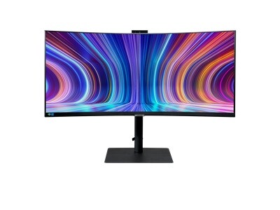 Samsung 34 ViewFinity S65VC Ultra-WQHD LED-LCD Ultrawide Curved Monitor w  Webcam, S34C654VAN, 41627701, Monitors