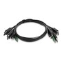 StarTech.com Dual-DisplayPort + USB 2.0 + 3.5mm Audio Universally Compatible KVM Combo Cable, 10ft, TAA, SK2DPMMKVM10-TAA, 41689483, Cables StarTech.com Dual-DisplayPort + USB 2.0 + 3.5mm Audio Universally Compatible KVM Combo Cable, 10ft, TAA, SK2DPMMKVM10-TAA, 41689483, Cables