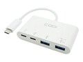CODi 4-PORT USB HUB ADAP USB-C MALE, A01117                        , 41880245, USB & Firewire Hubs