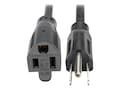 Tripp Lite AC Power Extension Cord NEMA 5-15R to NEMA 5-15P 120V 13A 16 3 SJT Black 1ft, P024-001-13A, 16275922, Power Cords Tripp Lite AC Power Extension Cord NEMA 5-15R to NEMA 5-15P 120V 13A 16 3 SJT Black 1ft, P024-001-13A, 16275922, Power Cords
