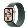Apple Watch SE GPS 40mm Starlight Aluminum Case with Lake Green Sport Loop, MXEH3LL/A                     , 41838517, Wearable Technology - Apple Watch Series 6-7