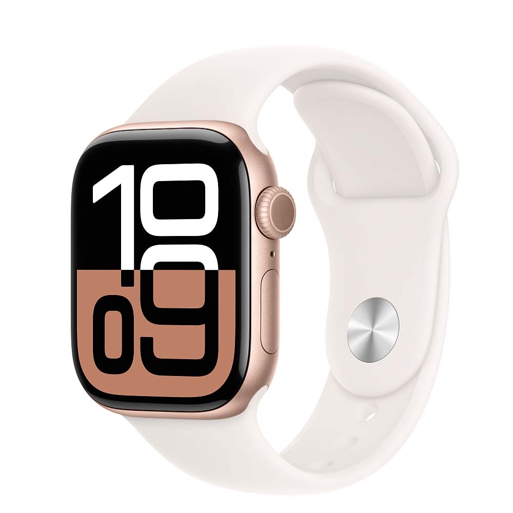 Apple Watch Series 10 GPS + Cellular 42mm Rose Gold Aluminum (MWX93LW/A )