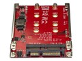 StarTech.com Dual-Slot M.2 Drive to SATA Adapter for 2.5 Drive Bay - RAID, S322M225R, 34782338, RAID Controllers