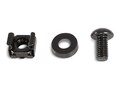 CyberPower Carbon Rack Hardware Kit M6 Cage Nuts, Screws, Cup Washers (50 Each), CRA60001, 33221221, Tools & Hardware