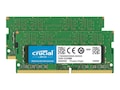 Crucial 32GB PC4-19200 260-pin DDR4 SDRAM SODIMM Kit , CT2K16G4SFD824A, 31234951, Memory