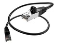 UNC 75FT BLACK CAT5E SHIELDED PATC, PC5E-75F-BLK-SH-S, 41683316, Cables