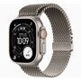 Apple Watch Ultra 3, GPS + Cellular, 49mm, Natural Titanium Case with Natural Titanium Milanese Loop - MD, MEWY4LW/A                     , 42039446, Wearable Technology - Apple Watch Series 6-7