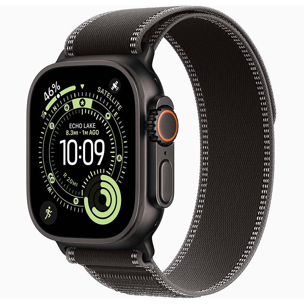 Apple Watch Ultra 3, GPS + Cellular, 49mm, Black Titanium Case
