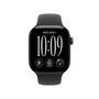 Apple Watch Series 12, 46mm, GPS + Cellular, Black Aluminum Case with Black Sport Band - M L, MJG94LS/A, 42195767, Wearable Technology - Apple Watch Series 6-7