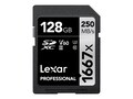 Lexar LEXAR PRO SDXC,1667X 128GB,C10, LSD128CBNA1667                , 41889581, Memory - Flash