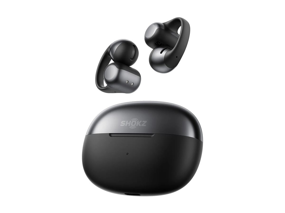 イヤホン Shokz OpenDots ONE E310 BLACK Shokz OpenDots ONE True Wireless Earbuds - Black (E310-ST-BK-US )