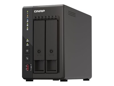 QNAP Intel J6412 4C processor 2.0 GHz, burst up to 2.6GHz, onboard 8GB RAM, 2 x SATA 6Gb s, 2 x M.2 PCIe, TS-253E-8G-US                 , 41912461, Network Attached Storage