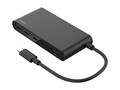 Belkin 5-Port 10Gbps USB-C to 4x USB-C + 1x 4K HDMI 100W Hub Docking Station - Black, AVC021FQBK                    , 42044223, Docking Stations & Port Replicators