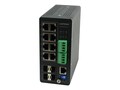Lantronix Managed Hardened Switch 8xGbE PoE+, SISPM1040-582-LRT, 36218538, Network Switches