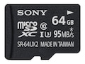 Sony 64GB MicroSDXC UHS-I Memory Card, Class 10, SR64UXA/TQ, 31662411, Memory - Flash