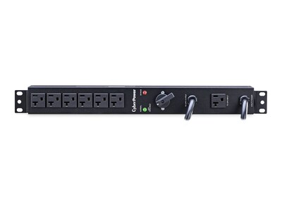 CyberPower Maintenance Bypass PDU 100-120VAC 20A (2) NEMA 5-20P Input, (6) 5-20R Outlets, MBP20A6, 30722119, Power Distribution Units