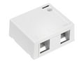 Leviton QuickPort Surface Mount Housing, 2-Port, White, 41089-2WP, 11380441, Premise Wiring Equipment Leviton QuickPort Surface Mount Housing, 2-Port, White, 41089-2WP, 11380441, Premise Wiring Equipment