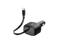 Belkin 75W Dual Port 1xUSB-A 1xUSB-C Car Charger w Retractable USB-C Cable - Black , CCC001FQBK , 42071212, Automobile/Airline Power Adapters Belkin 75W Dual Port 1xUSB-A 1xUSB-C Car Charger w Retractable USB-C Cable - Black , CCC001FQBK , 42071212, Automobile/Airline Power Adapters