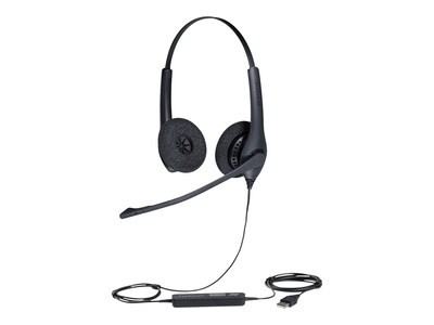 Jabra Biz 1500 Duo USB Headset, 1559-0159, 32327024, Headsets (w/ microphone)