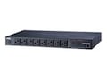 Aten eco PDU 1.92kW 100-120VAC 16A, 1U, IEC C20 Inlet, (8) NEMA 5-20R Outlets, RJ11 RJ45, OPM, PE6208A, 16574949, Power Distribution Units