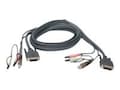 IOGEAR DVI-D Single Link & USB with Audio KVM Cable, 6ft, G2L7D02U, 14018640, Cables IOGEAR DVI-D Single Link & USB with Audio KVM Cable, 6ft, G2L7D02U, 14018640, Cables